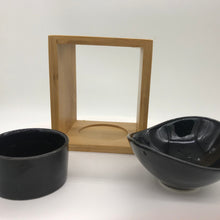 Load image into Gallery viewer, Wooden frame ceramic wax melter and oil burner
