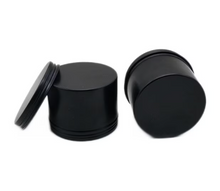 Load image into Gallery viewer, Matte black aluminium candle tin with screw top (65 x 50mm) (120ml 4oz )
