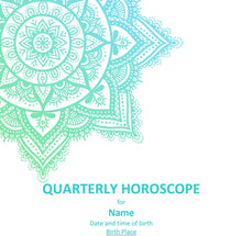 Load image into Gallery viewer, Quarterly Horoscope - 3 Month Report
