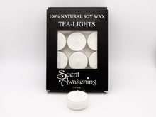 Load image into Gallery viewer, Vegan Natural Soy Wax Tea Lights (pack of 12)
