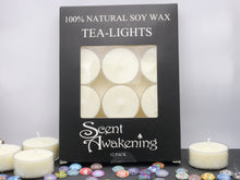 Load image into Gallery viewer, Vegan Natural Soy Wax Tea Lights (pack of 12)
