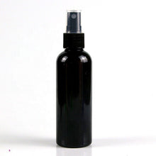 Load image into Gallery viewer, Tall Glossy Black PET Boston Bottle &amp; Atomiser Spray (100 ml)
