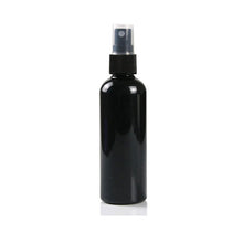 Load image into Gallery viewer, Tall Glossy Black PET Boston Bottle &amp; Atomiser Spray (100 ml)
